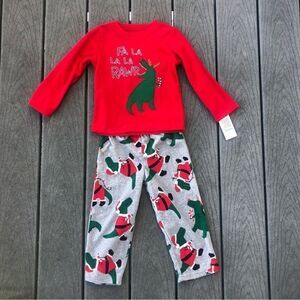 Carter’s Holiday Dinosaur 2-Piece Pajama Set